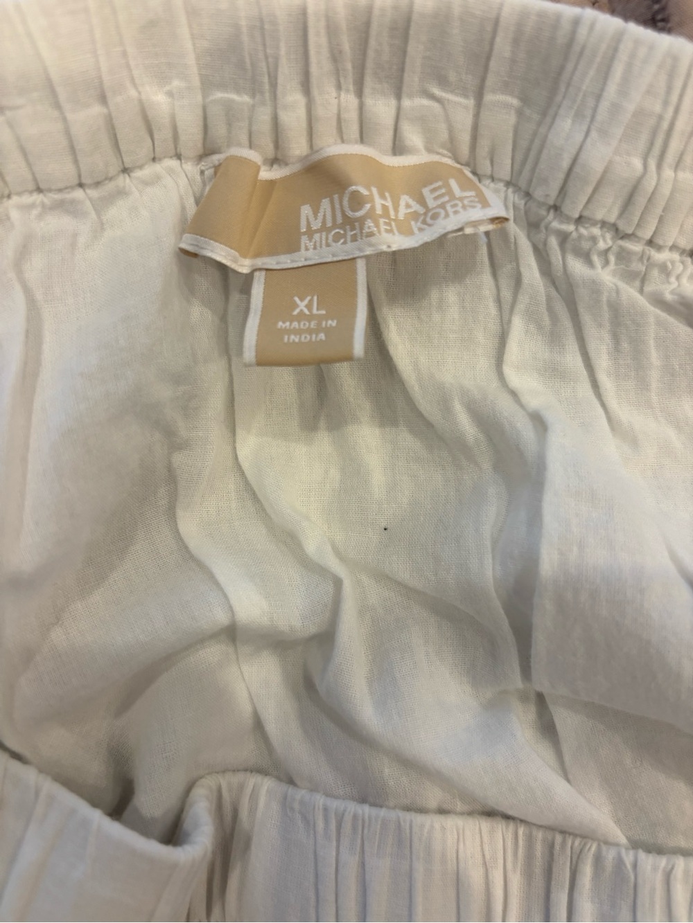 Michael Kors White Eyelet Tiered Midi Skirt - Picture 3 of 4
